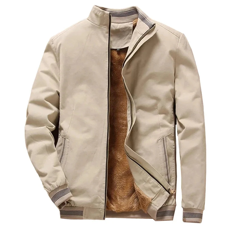 Men's Fleece-Lined Aviator Jacket